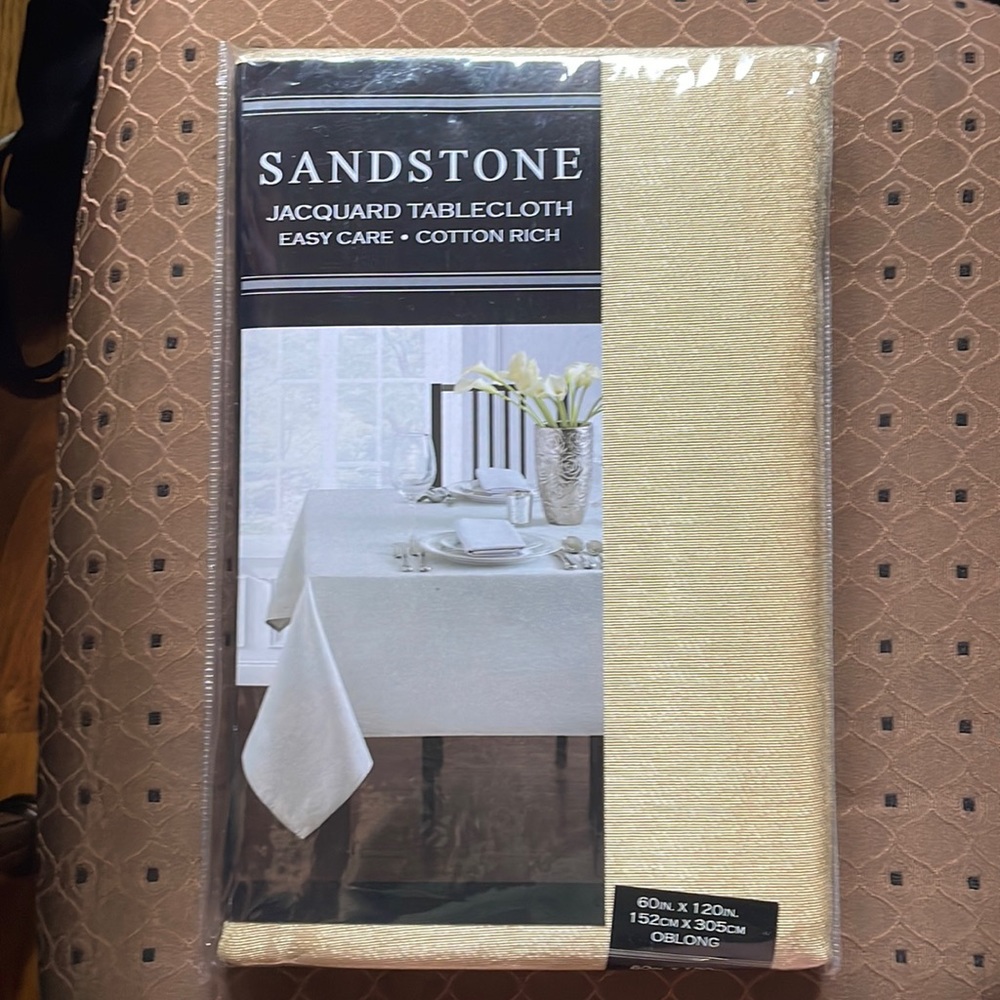 Light Yellowish tablecloth